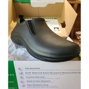 Emeril Lagasse Womens Cooper Pro EVA Food Service Shoes Size 10.0 M, Black 23639